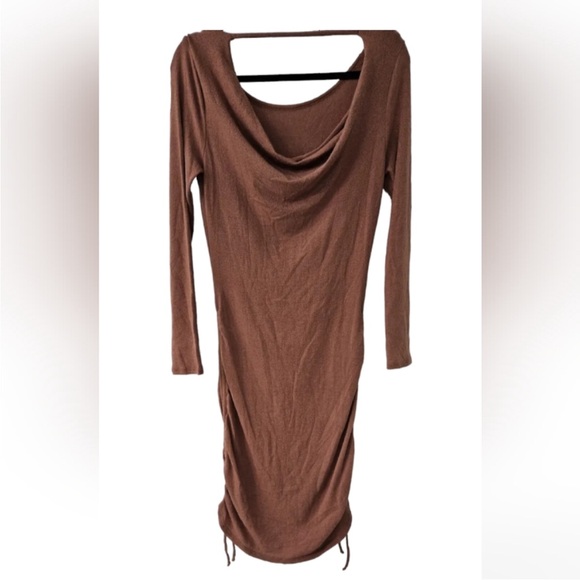 NWT Lush Ruched Side Drawstring Mini
Dress Size Large - Picture 3 of 4